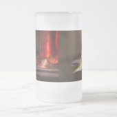 Mattierte Hummingvogel-Glashütte Mattglas Bierglas (Mittel)