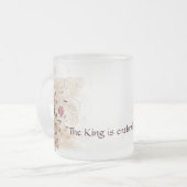 Mattierte Kaffee-Tasse Mattglastasse (Vorderseite Links)