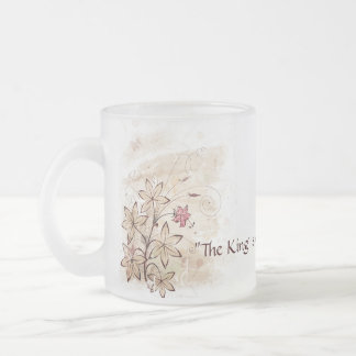 Mattierte Kaffee-Tasse Mattglastasse