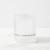 Mattierte Kaffee-Tasse Mattglastasse (Mittel)