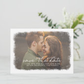 Mattierte Kanten Save the Date (Stehend Vorderseite)