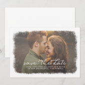 Mattierte Kanten Save the Date (Vorne/Hinten)