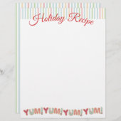 Mattierte Kekse Weihnachtsrezepte (Vorne/Hinten)