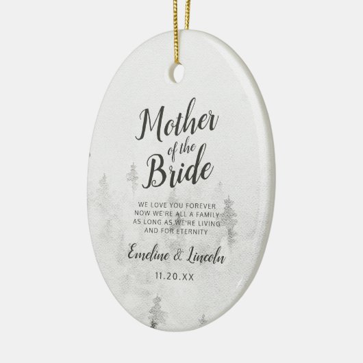 Mattierte Kiefern für die Mutter des Brautkurses Keramik Ornament (Links)