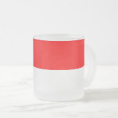 Mattierte kleine Tasse aus Glas mit indonesischer (VorderseiteRechts)