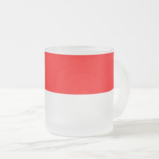 Mattierte kleine Tasse aus Glas mit indonesischer (VorderseiteRechts)