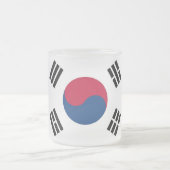 Mattierte kleine Tasse aus Glas mit südkoreanische (Mittel)