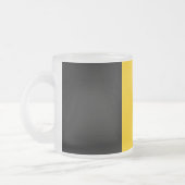 Mattierte kleine Tasse mit belgischer Flagge (Links)