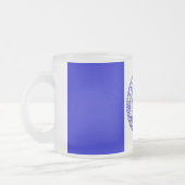 Mattierte kleine Tasse mit der Fahne von New York  (Links)