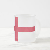 Mattierte kleine Tasse mit englischer Flagge, Vere (VorderseiteRechts)