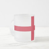 Mattierte kleine Tasse mit englischer Flagge, Vere (Vorderseite Links)
