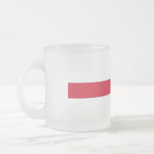 Mattierte kleine Tasse mit englischer Flagge, Vere (Links)