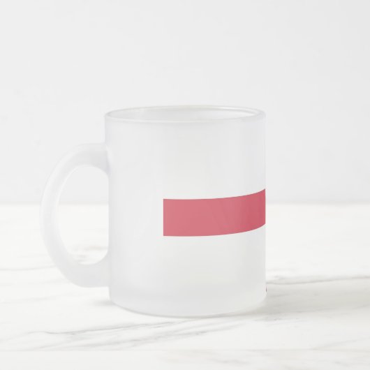 Mattierte kleine Tasse mit englischer Flagge, Vere (Links)