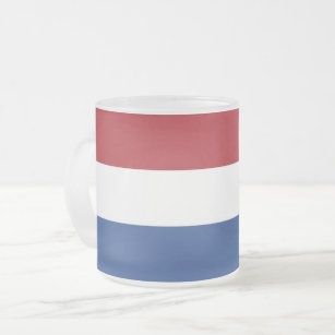 Mattierte kleine Tasse mit Flagge der Niederlande