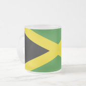Mattierte kleine Tasse mit jamaikanischer Flagge (Vorderseite Links)