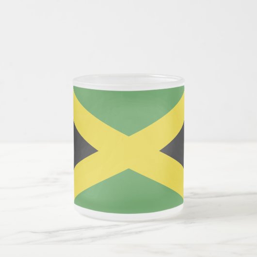 Mattierte kleine Tasse mit jamaikanischer Flagge (Mittel)