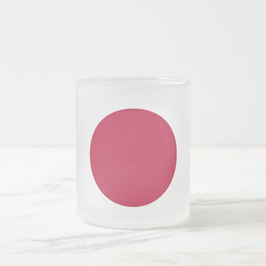 Mattierte kleine Tasse mit japanischer Flagge (Mittel)