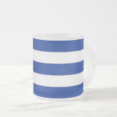 Mattierte kleine Tasse mit kubanischer Flagge (VorderseiteRechts)