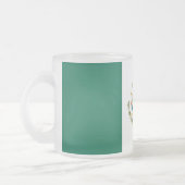 Mattierte kleine Tasse mit mexikanischer Flagge (Links)