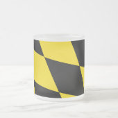 Mattierte kleine Tasse mit Münchner Flagge (Mittel)