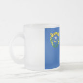 Mattierte kleine Tasse mit Nevada-Fahne (Links)