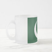 Mattierte kleine Tasse mit pakistanischer Flagge (Links)