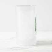 Mattierte Lama-Bier-Tasse Mattglas Bierglas (Mittel)