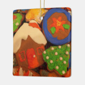 Mattierte Lebkuchen Keramikornament (Links)