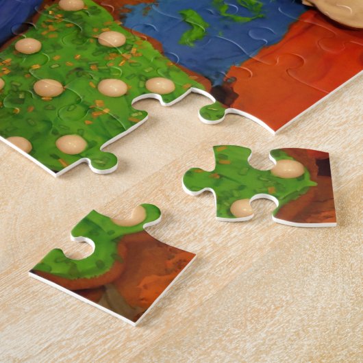 Mattierte Lebkuchen Puzzle (Seite)