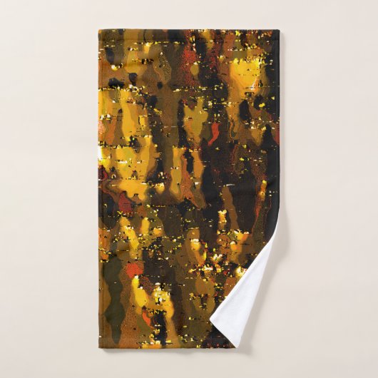 Mattierte Lichter unter Eisdecke Badhandtuch Set (Handtuch)