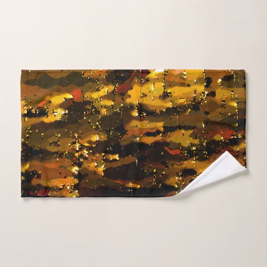 Mattierte Lichter unter Eisdecke Badhandtuch Set (Handtuch)