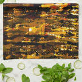 Mattierte Lichter unter Eisdecke Geschirrtuch (Gefaltet)