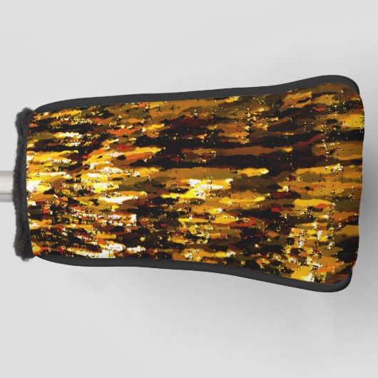 Mattierte Lichter unter Eisdecke Golf Headcover (Vorderseite)