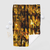 Mattierte Lichter unter Eisdecke Golfhandtuch (Insitu)