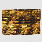 Mattierte Lichter unter Eisdecke Golfhandtuch (Horizontal)