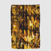 Mattierte Lichter unter Eisdecke Golfhandtuch (Vorderseite)