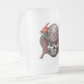 Mattierte mattierte Bier16oz Mattglas Bierglas (Vorderseite Links)