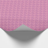 Mattierte Orchid-Damaske Geschenkpapier (Ecke)