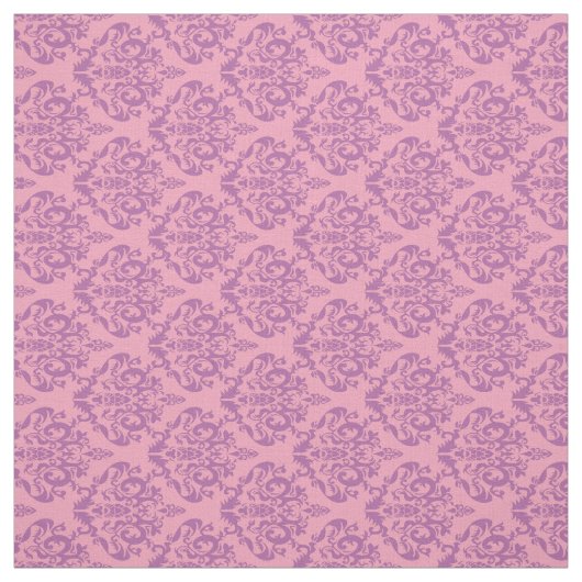 Mattierte Orchid-Damaske Stoff (Muster)