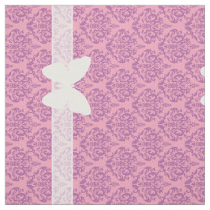 Mattierte Orchideenmatte mit Schmetterling Stoff