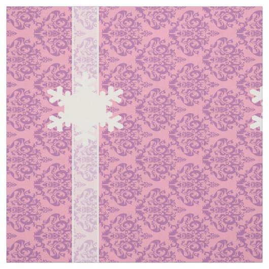 Mattierte Orchideenmatte mit Schneeflocke Stoff (Muster)