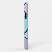 Mattierte Pastellfarben Abstrakt Geometric Case-Mate iPhone Hülle (Hinten/Rechts)