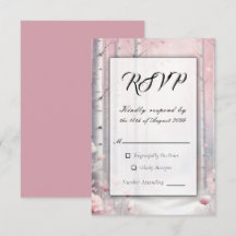 Mattierte Petals bei einer Winterwoodlandhochzeit