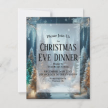 Mattierte Pines im Winter Glühwein Abendessen