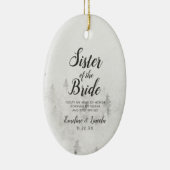 Mattierte Pines Rustikale Schwester des Zitats der Keramik Ornament (Rechts)