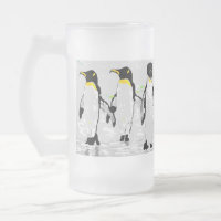 Mattierte Pinguine Tasse