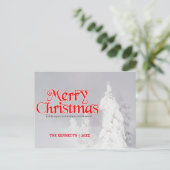 Mattierte Pinienbäume Postkarte (Stehend Vorderseite)