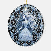 Mattierte Prinzessin umgeben von faszinierender Sc Keramik Ornament (Links)