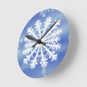 Mattierte Ränder III Runde Wanduhr (Winkel)