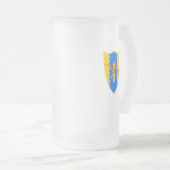 Mattierte Räuber-Tasse Mattglas Bierglas (VorderseiteRechts)